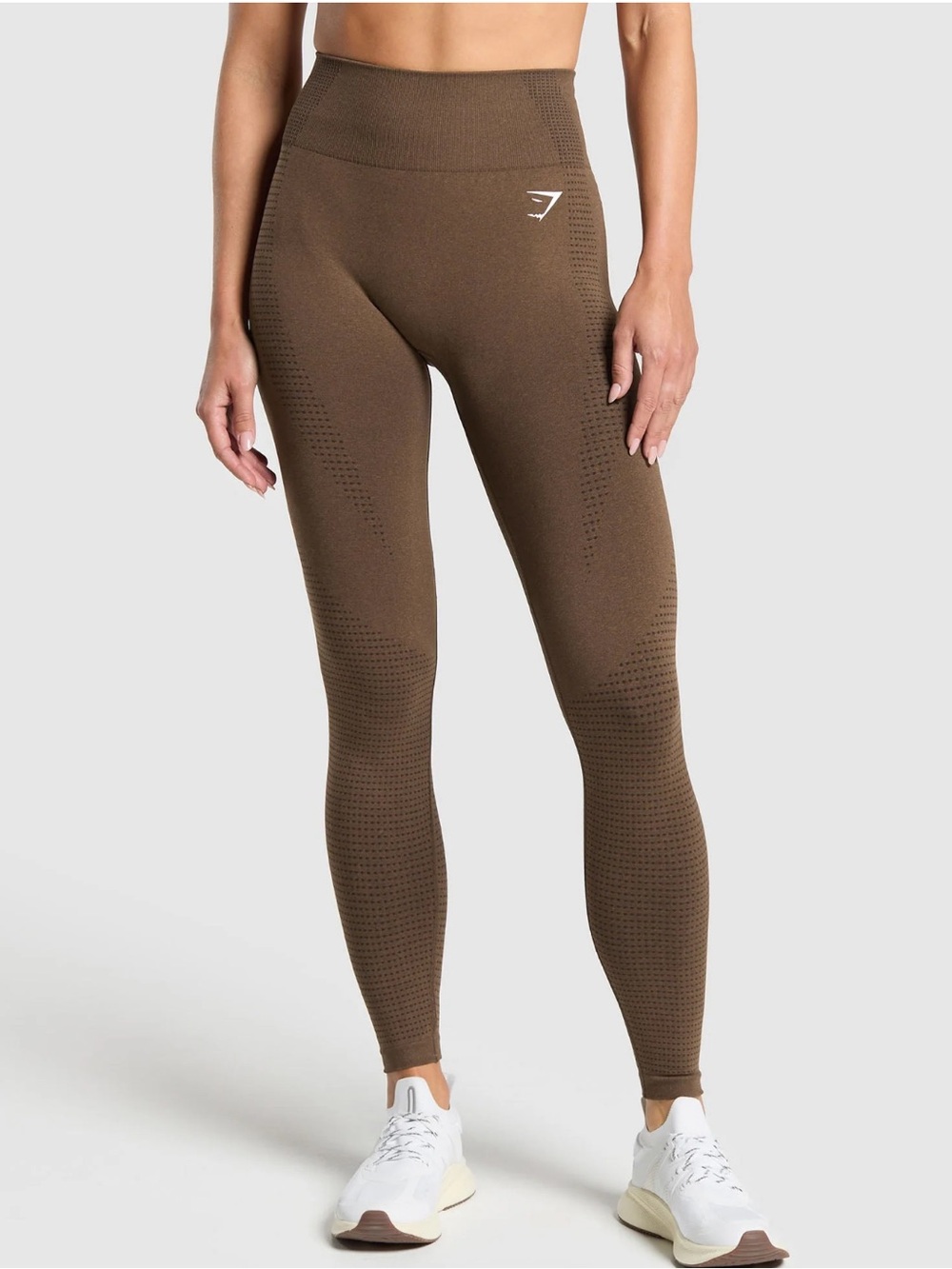 GYMSHARK VITAL SEAMLESS LEGGINGS 2.0 BROWN MARL